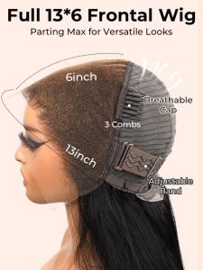 Ombre Blonde Lagos Hairline Loose Body Wave 13x6 Lace Frontal Wig - Image 6