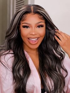 Sophiology x Alipearl Original Platinum Blonde Highlights Straight Mixed Color Human Hair Wigs - Image 7