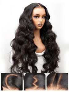 REAL HD Glueless 5*7 Ready To Go Wigs Body Wave 5s Easy Go -- Pre Cut Pre Plucked Mini Knots - Image 3