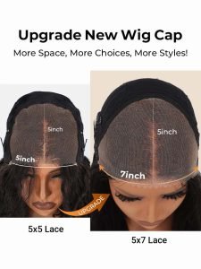 REAL HD Glueless 5*7 Ready To Go Wigs Body Wave 5s Easy Go -- Pre Cut Pre Plucked Mini Knots - Image 7