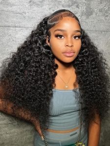 Pre Styled Human Hair Wigs Water Wave 13*4 Lace Ready To Go Wigs - Image 2