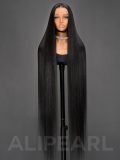Super Long Wig 50 Inches 300% Density Straight 13x6 HD Lace Frontal Human Hair Wigs - Image 12