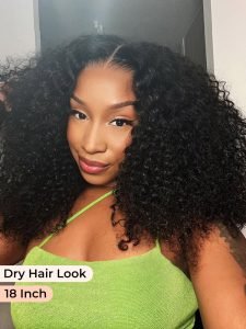 Alipearl Glueless 5*7 Ready to Go Curly Wig 5S Easy To Wear Pre Bleached Mini Knots Lace Wig - Image 2