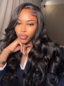 Glueless Side Part 5*5 HD Lace Closure Wigs 250% density Body Wave Hair Hairstylist Customized - Image 3