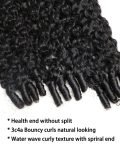 Burmese Curly Hair Weave Double Drawn Raw Hair with Spiral Curls - Image 2
