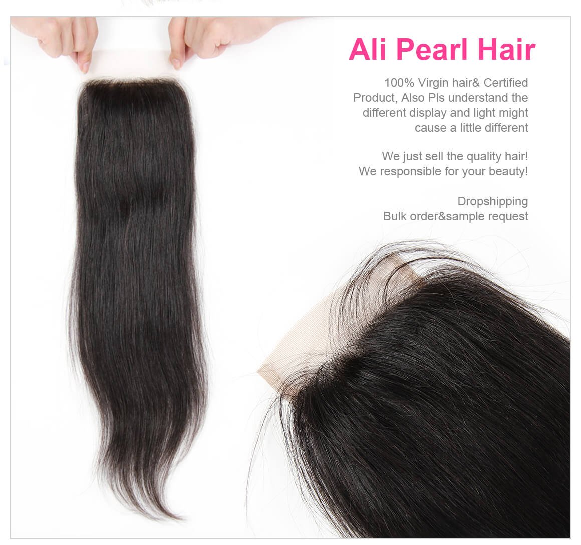 straight lace closure