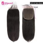 Straight Wavy Hair 6x6 Closure Human Hair Straight Hair Closure