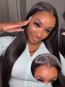 Widow's Peak M Hairline 13x6 HD Lace Front Wig No Baby Hair - Image 3