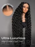 40 Inches Voluminous Loose Deep Wave HD Lace Frontal Wig Super Long Human Hair 300% Density - Image 8