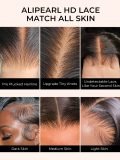 Knots Where? -- Bleached Single Knots Invisible 13*4 HD Lace Front Wig New Upgrade - Image 5