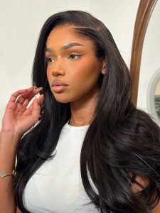Lagos Hairline Undetectable HD 7x7 Lace Closure Body Wave Widows Peak Wig - Image 9