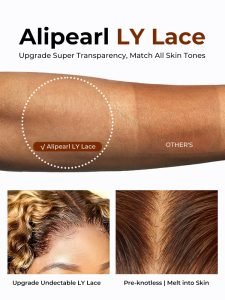 Highlight Human Hair Lace Front Wigs Deep Wave Ombre Lace Front Wigs - Image 3