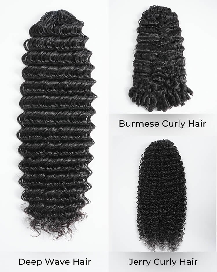 deep wave burmese curly hair texture