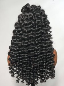 13x6 Lace Frontal Wig Wand Curly Human Hair 250% Density Pre Plucked Hairline - Image 10
