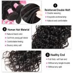 9A Grade Alipearl Virgin Hair Water Wave 4 Bundles with Lace Closure 4X4 Inch - Image 2