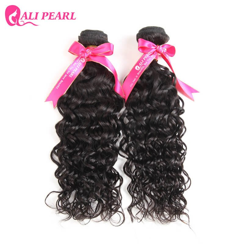 water_01_39 Unprocessed Alipearl Peruvian Hair Natural Wave 2 Bundles/Lot - Image 1