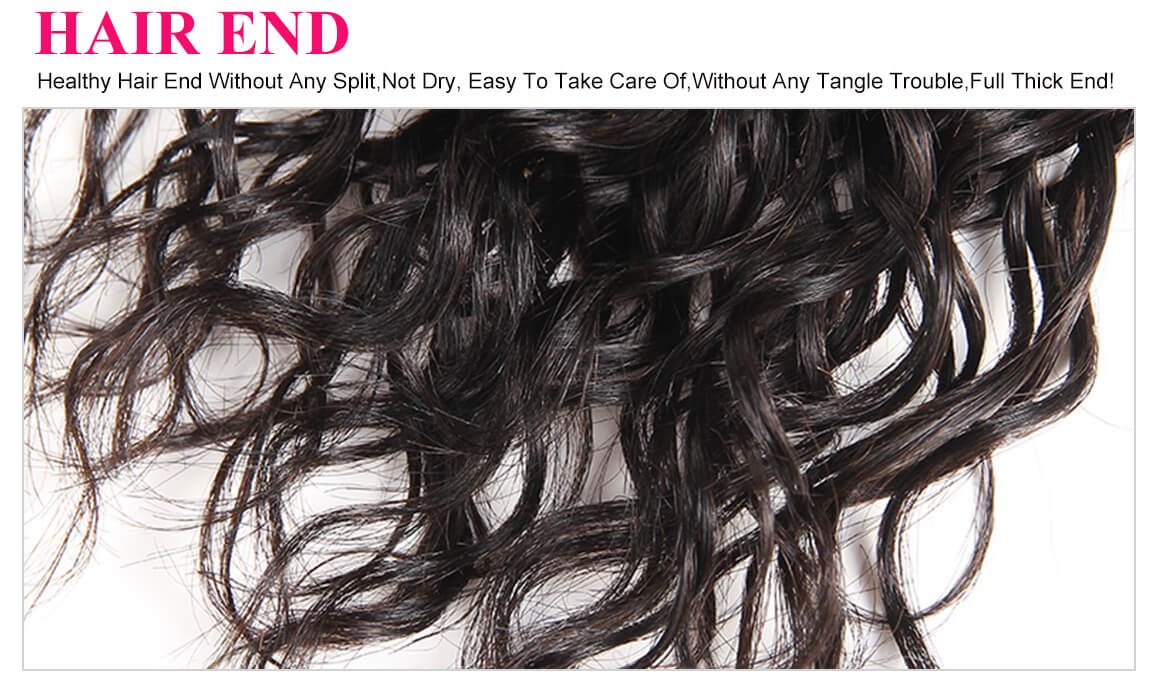 Natural Wave With Lace Closure