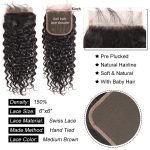 Water Wave Hair 6x6 Closure And 3 Bundles Wavy Hair Weave - Image 5