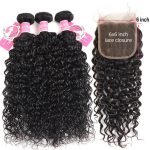 Water Wave Hair 6x6 Closure And 3 Bundles Wavy Hair Weave - Image 6