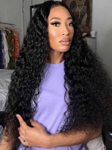 PreMax 13x6 HD Lace Frontal Water Wave Human Hair Wigs With Natural Hairline - Image 12
