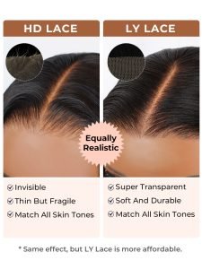 13*4 HD Lace Front Wigs Invisible Lace Frontal Wavy HD 5*5 Lace Closure Wigs For Women - Image 6