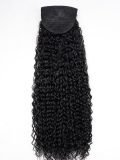 Water Wave Clip-In Ponytail With Hair Wrap Around 100% Human Hair Extension - Image 7