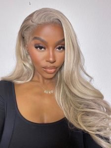 250% Density P18/613 Ombre Blonde Hair 5*9 Glueless Ready to Go Wigs Bleached - Image 6