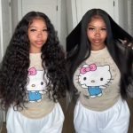 Wet And Wavy Wigs Deep Wave Pre Plucked Lace Front Wigs