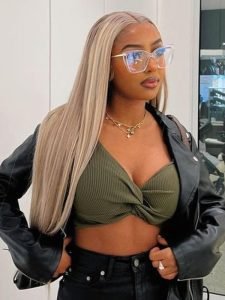 250% Density P18/613 Ombre Blonde Hair 5*9 Glueless Ready to Go Wigs Bleached - Image 7