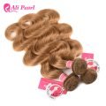 Body Wave Weave Honey Blonde Hair Bundles Pure Color #27 Human Hair - Image 4