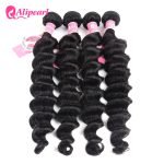 Alipearl Unprocessed Peruvian Hair Loose Deep Wave Hair 4 Bundles/Lot