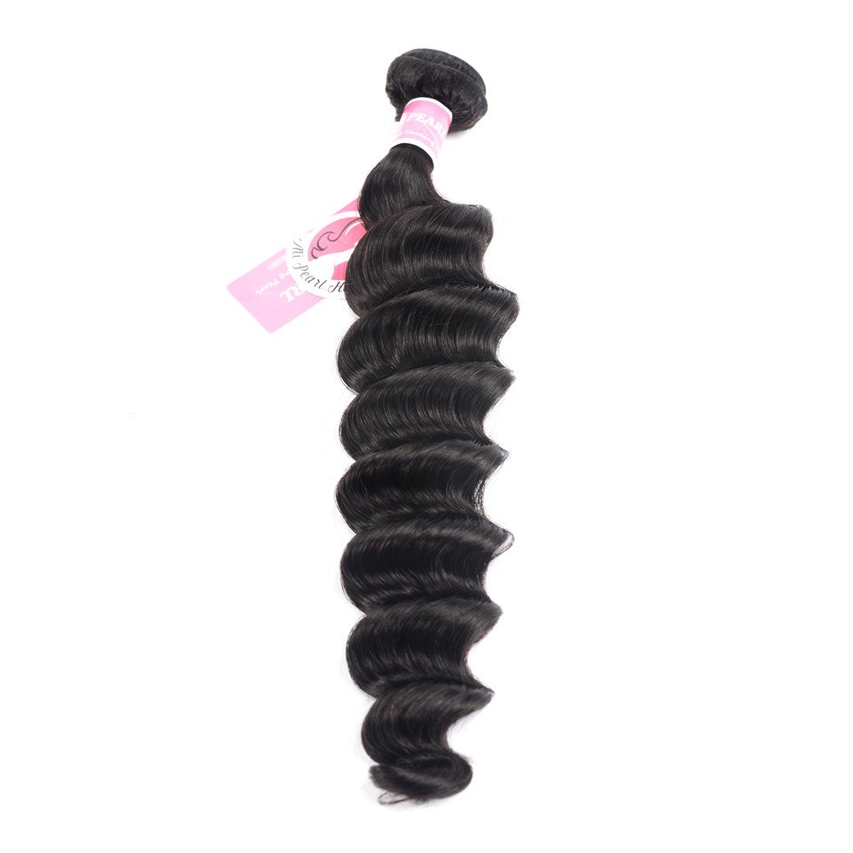 xys_3431_1 Brazilian Virgin Hair Loose Deep Wave 1 Bundle - Image 1