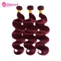 Brazilian Body Wave Bundles Human Hair #99J Pre-Colored Hair Weave - Image 5