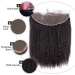 Yaki Straight Human Hair Bundles With 13x4 Lace Frontal - Image 4